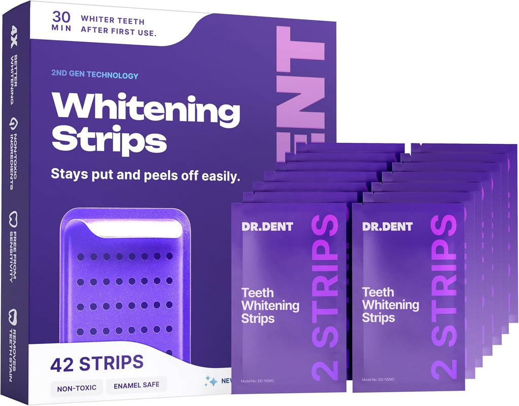 Dr. Dent™️ Teeth Whitening Strips | Buy 1 Get 1 Free